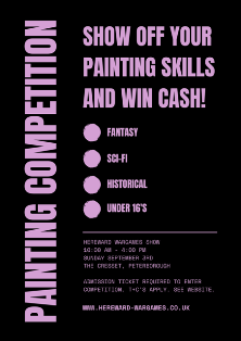 Painting competition flyer