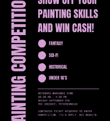 Painting competition flyer