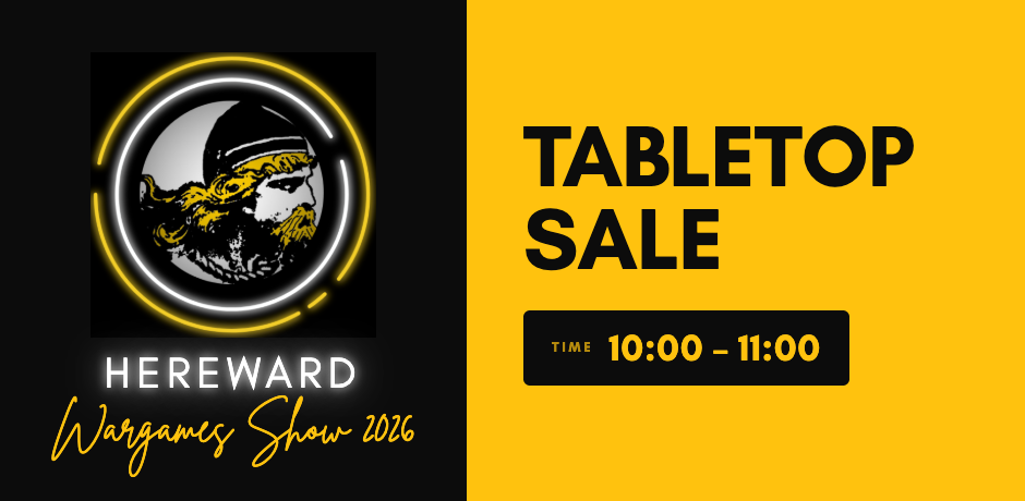 Tabletop Sale 2026 10:00-11:00