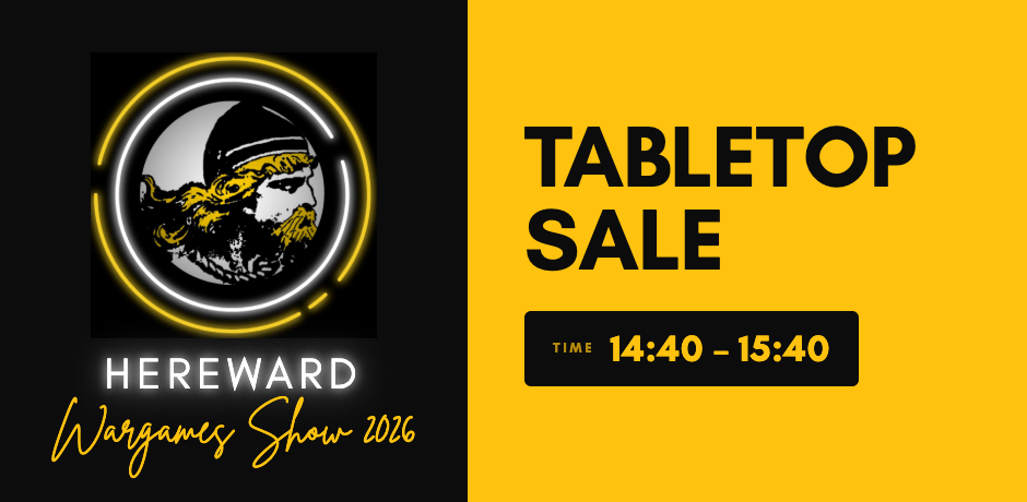 Tabletop Sale 2026 14:40-15:40